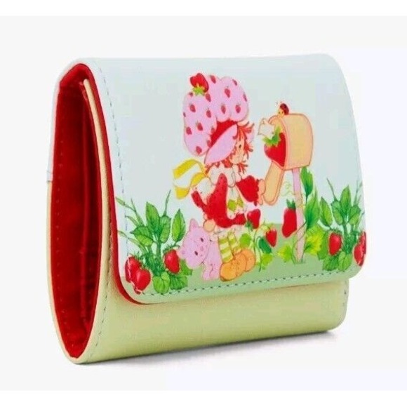 NEW! Loungefly Strawberry Shortcake Mailbox Backpack & Matching‎ Wallet SET main image 8